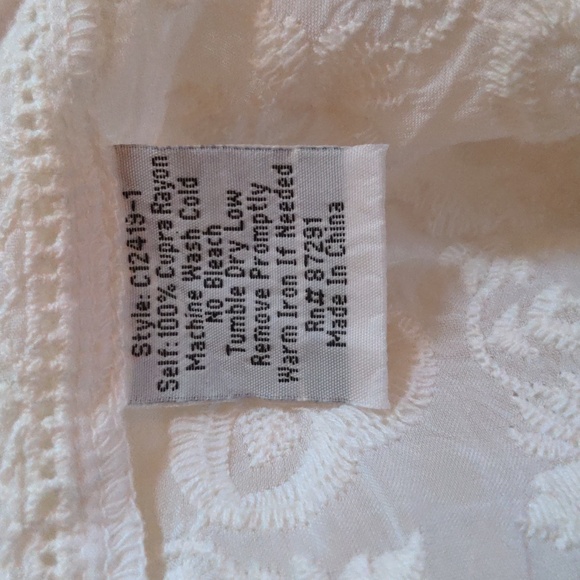 Johnny Was Quynn Tank in Off White Size M - Picture 7 of 7